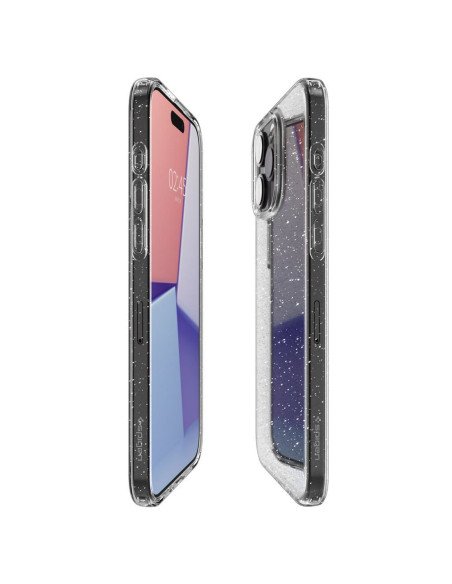 SPIGEN Liquid Crystal Coque pour IPHONE 15 PRO cristal pailleté
