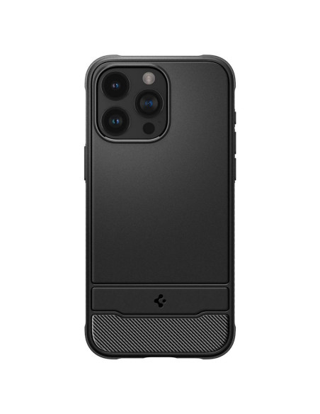 SPIGEN Rugged Armor Coque compatible MAG pour IPHONE 15 PRO noir mat