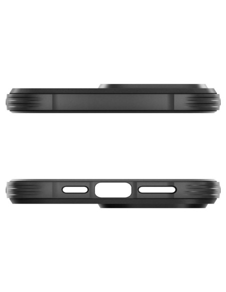 SPIGEN Rugged Armor Coque compatible MAG pour IPHONE 15 PRO noir mat