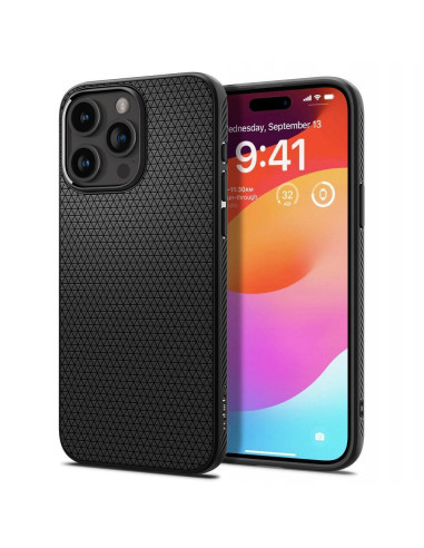 SPIGEN Liquid Air Coque pour IPHONE 15 PRO noir mat