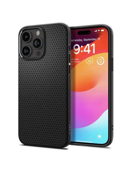 SPIGEN Liquid Air Coque pour IPHONE 15 PRO noir mat