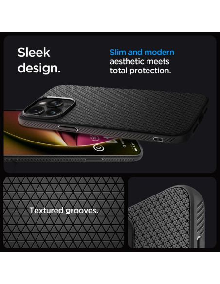 SPIGEN Liquid Air Coque pour IPHONE 15 PRO noir mat