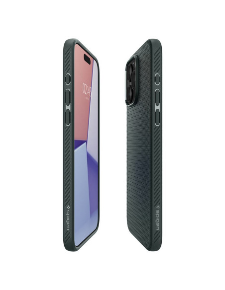 SPIGEN Liquid Air Coque pour IPHONE 15 PRO vert abysse
