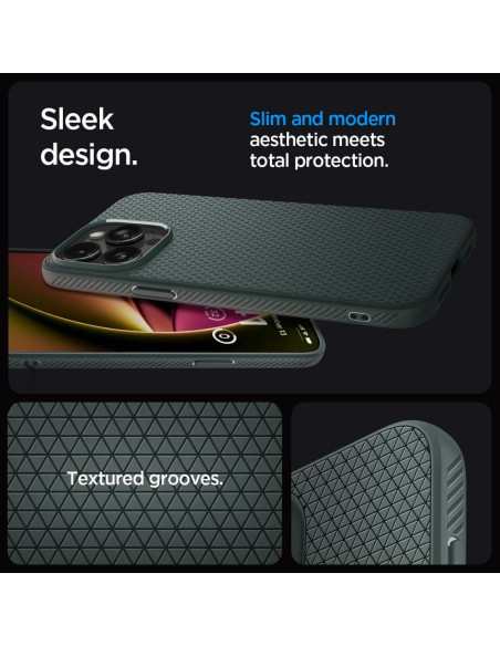 SPIGEN Liquid Air Coque pour IPHONE 15 PRO vert abysse