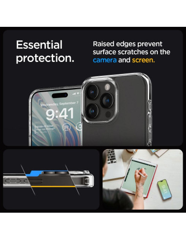 SPIGEN Ultra Hybrid Coque pour IPHONE 15 PRO frost clear