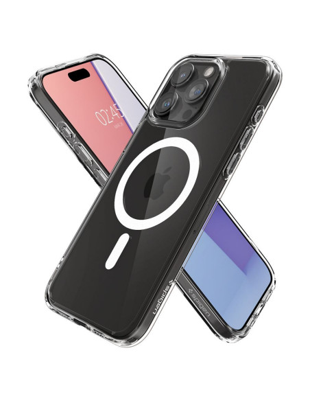 SPIGEN Ultra Hybrid compatible with MagSafe for IPHONE 15 PRO white