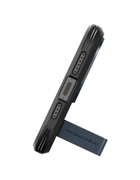 SPIGEN Tough Armor MAG Coque compatible avec MagSafe pour IPHONE 15 PRO ardoise métal