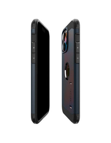 SPIGEN Tough Armor MAG Coque compatible avec MagSafe pour IPHONE 15 PRO ardoise métal