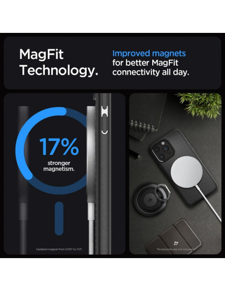 SPIGEN Mag Armor compatible with MagSafe for IPHONE 15 PRO matte black