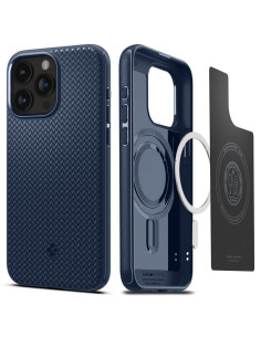 SPIGEN Mag Armor compatible with MagSafe for IPHONE 15 PRO navy blue