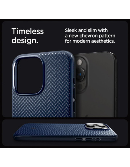 SPIGEN Mag Armor compatible with MagSafe for IPHONE 15 PRO navy blue