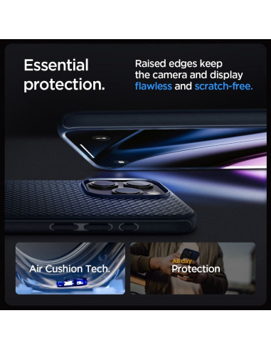 SPIGEN Mag Armor compatible with MagSafe for IPHONE 15 PRO navy blue