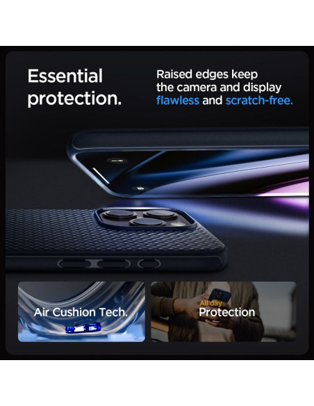 SPIGEN Mag Armor compatible with MagSafe for IPHONE 15 PRO navy blue