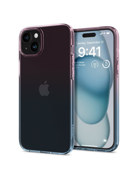 SPIGEN Liquid Crystal for IPHONE 15 gradation pink