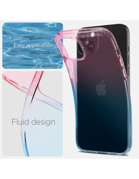 SPIGEN Liquid Crystal for IPHONE 15 gradation pink