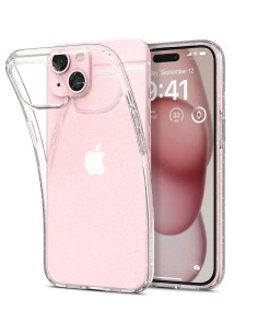 SPIGEN Liquid Crystal Coque pour IPHONE 15 cristal pailleté