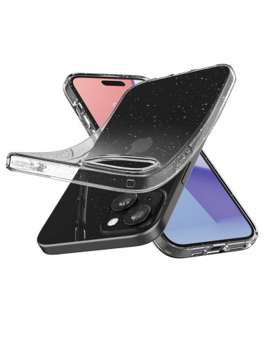 SPIGEN Liquid Crystal Coque pour IPHONE 15 cristal pailleté