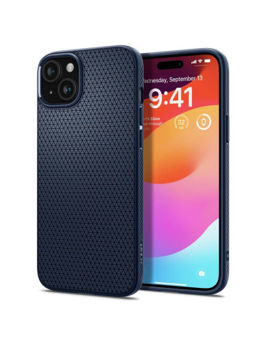 SPIGEN Liquid Air Coque pour IPHONE 15 bleu marine