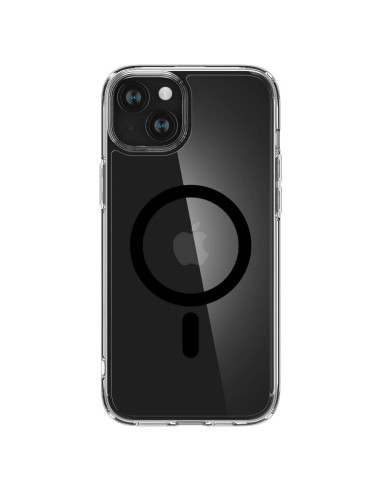 SPIGEN Ultra Hybrid Coque compatible Mag pour IPHONE 15 noir