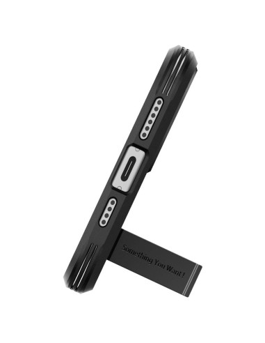 SPIGEN Tough Armor Coque compatible MAG pour IPHONE 15 noir