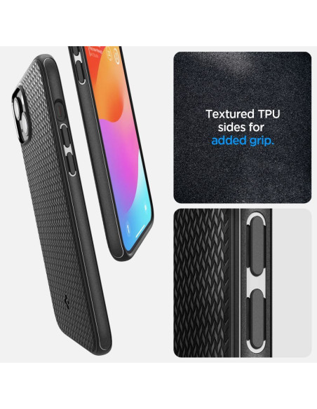 SPIGEN Coque compatible Mag Armor pour IPHONE 15 noir mat