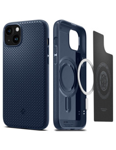 SPIGEN Mag Armor Coque compatible pour IPHONE 15 bleu marine