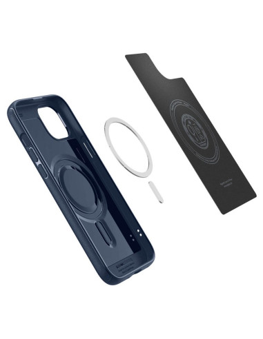 SPIGEN Mag Armor Coque compatible pour IPHONE 15 bleu marine