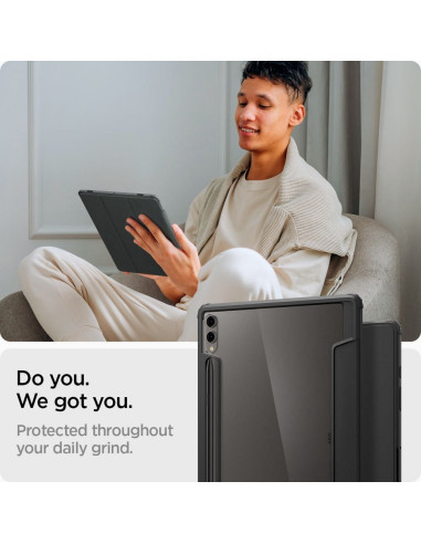 SPIGEN Ultra Hybrid PRO Coque pour SAMSUNG TAB S9 PLUS 12.4 X810 / X816B noir