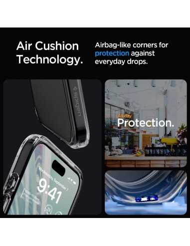 SPIGEN Ultra Hybrid Coque pour IPHONE 15 PRO space crystal