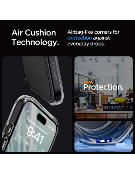 SPIGEN Ultra Hybrid Coque pour IPHONE 15 PRO space crystal