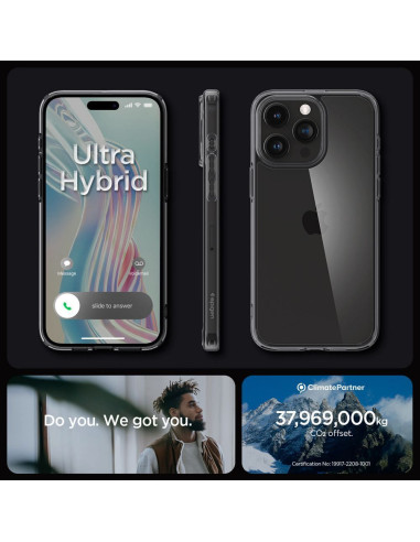 SPIGEN Ultra Hybrid Coque pour IPHONE 15 PRO space crystal