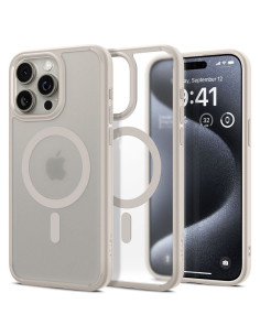 SPIGEN Ultra Hybrid Coque compatible Mag pour IPHONE 15 PRO frost natural titanium