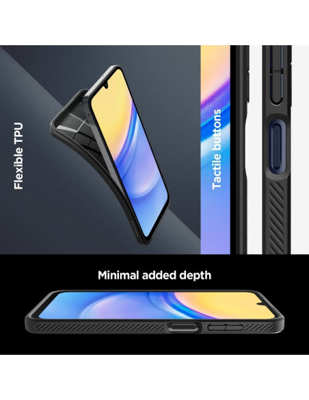SPIGEN Liquid Air Coque pour SAMSUNG A15 4G / 5G noir mat