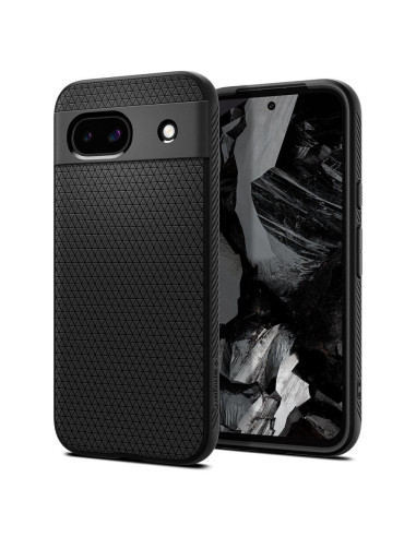 Coque SPIGEN Liquid Air pour GOOGLE PIXEL 8A noir mat