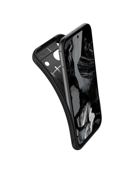 Coque SPIGEN Liquid Air pour GOOGLE PIXEL 8A noir mat