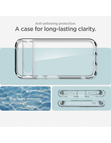 SPIGEN Ultra Hybrid Coque pour GOOGLE PIXEL 8A clair comme du cristal
