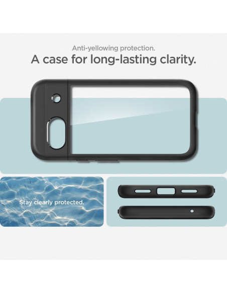 SPIGEN Ultra Hybrid Coque pour GOOGLE PIXEL 8A noir mat
