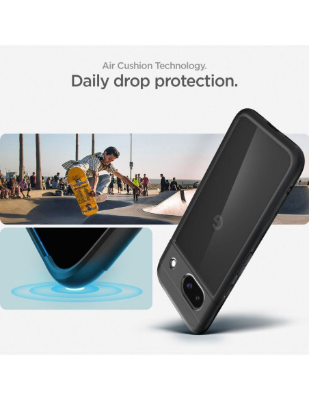 SPIGEN Ultra Hybrid Coque pour GOOGLE PIXEL 8A noir mat