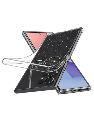 SPIGEN Coque en cristal liquide pour SAMSUNG S24 ULTRA cristal pailleté
