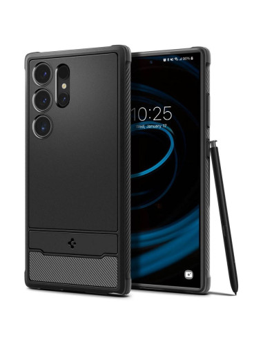SPIGEN Coque Rugged Armor pour SAMSUNG S24 ULTRA noir mat