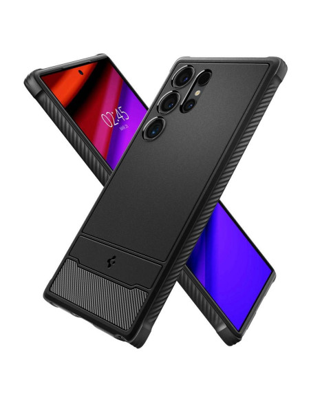 SPIGEN Coque Rugged Armor pour SAMSUNG S24 ULTRA noir mat