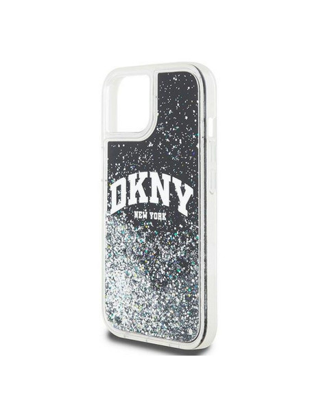 Coque DKNY pour IPHONE 11 DKHCN61LBNAEK (DKNY HC Liquid Glitters W/Arch Logo) noir