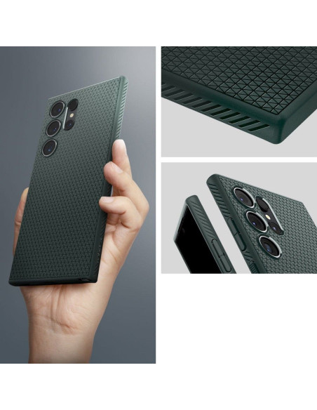 SPIGEN Liquid Air Coque pour SAMSUNG S24 ULTRA vert abysse