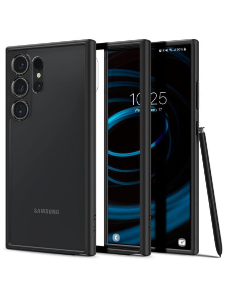 Coque SPIGEN Ultra Hybride pour SAMSUNG S24 ULTRA mat noir