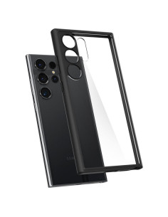 Coque SPIGEN Ultra Hybride pour SAMSUNG S24 ULTRA mat noir 2