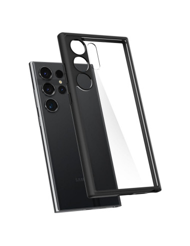 Coque SPIGEN Ultra Hybride pour SAMSUNG S24 ULTRA mat noir