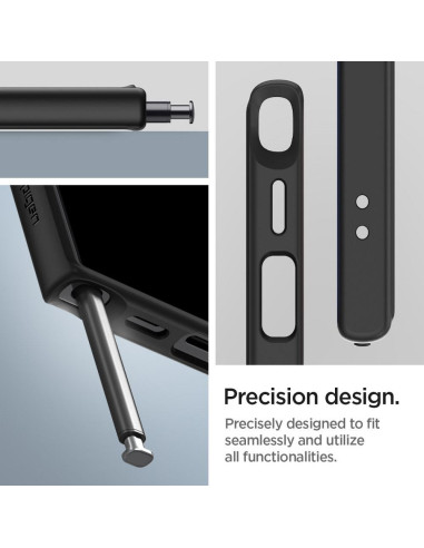 Coque SPIGEN Ultra Hybride pour SAMSUNG S24 ULTRA mat noir