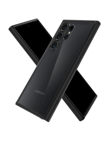 Coque SPIGEN Ultra Hybride pour SAMSUNG S24 ULTRA mat noir