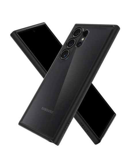 Coque SPIGEN Ultra Hybride pour SAMSUNG S24 ULTRA mat noir