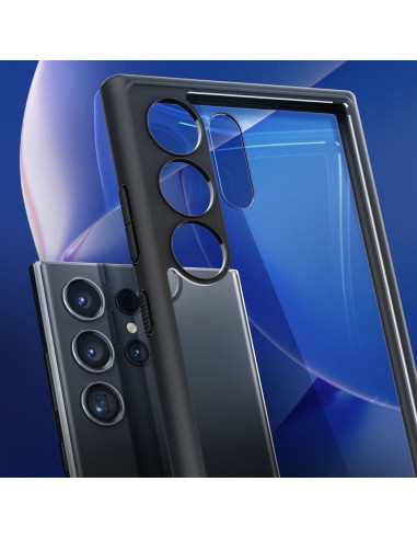 Coque SPIGEN Ultra Hybride pour SAMSUNG S24 ULTRA mat noir